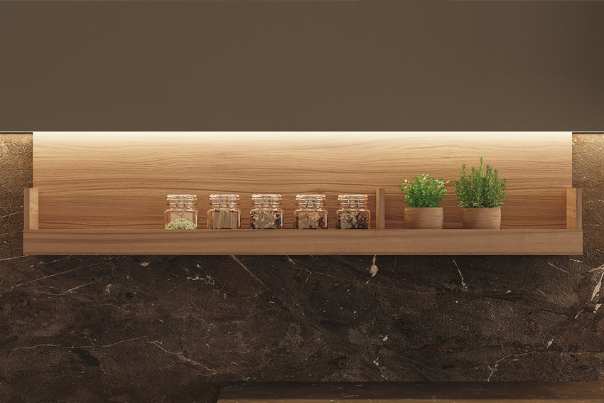 meubles de cuisine au design minimaliste