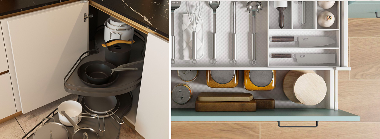 muebles de cocina en irún. almacenaje 