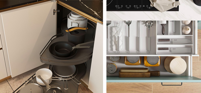 muebles de cocina en irún. almacenaje 